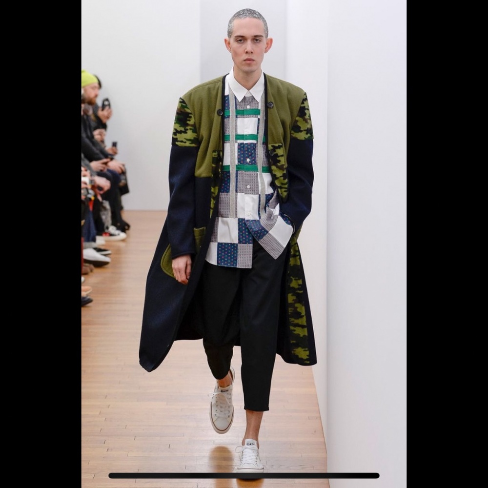 COMME DES GARCONS WOOL COAT 17AW W25170